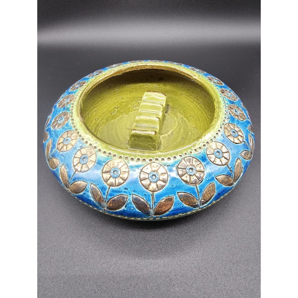 1960s‎ Aldo Londi Bitossi Rosenthal Netter Ashtray Floral Italy - Picture 3 of 9
